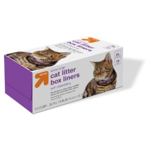 Cat Litter Box Drawstring Liners - XL - 1.18mil - up & up™