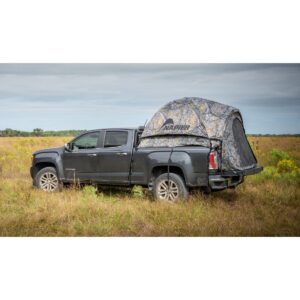 Napier Backroadz Vehicle Specific Compact Regular Truck Bed Portable 2 Person Outdoor Camping Tent with Convenient Carry Bag, Camouflage