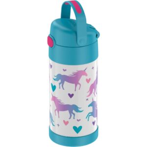 Thermos Unicorn 12oz FUNtainer Water Bottle with Bail Handle - Blue