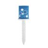 Pool Central 8.25" Blue and White Magnetic Insulated Beverage Coozie with Ground Stake