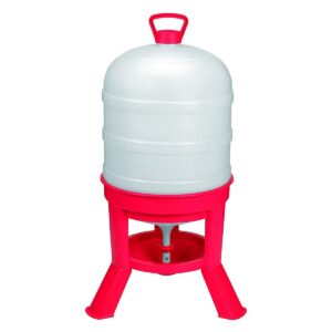 Little Giant 10 Gallon Tank Heavy Duty Poultry Chicken Gravity Waterer (2 Pack)