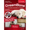 DreamBone Large Vegetable and Chicken Flavored Rawhide Dog Treats - 2ct