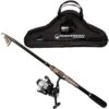Wakeman Fishing Rod and Reel Combo - Black/Bronze