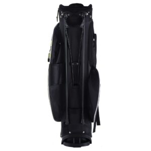 Costway Golf Stand Cart Bag Club w/6 Way Divider Carry Organizer Pockets Storage Green