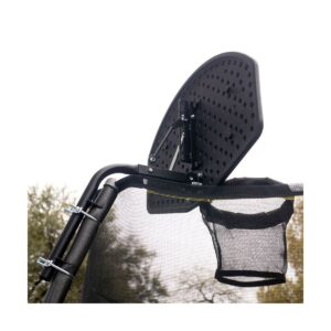 JumpKing Trampoline Basketball Hoop with Attachment and Inflatable Basketball