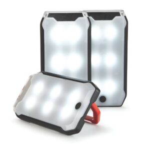 Coleman 3-Panel 600L LED Lantern - Red