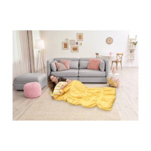 32"x75" Frankie Sleeping Bag Yellow - Chic Home Design