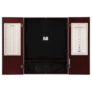 Viper Metropolitan Mahogany Steel Tip Dartboard Cabinet