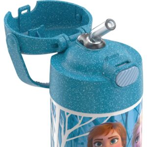 Thermos Frozen 2 12oz FUNtainer Water Bottle with Bail Handle - Blue Glitter