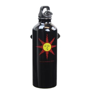 Nerd Block Dark Souls Warrior of Sunlight Logo Aluminum Water Bottle