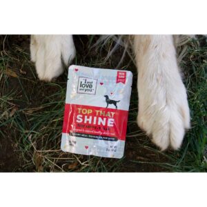 I and Love and You Top That Wet Dog Food Topper Shine Beef Recipe In Gravy - 3oz