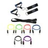 Bodylastics Max Tension 11 Piece Full Body Exercise Equipment Set with Anti Snap Weight Resistance Bands, Handles, Ankle Straps, and Anchors