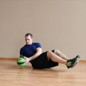 Prism Fitness 400-150-004 10 Pound Weighted Fitness Smart Medicine Ball for Pilates, Yoga, Strength Training, Blue