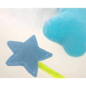 SmartyKat Twinkle Time Cloud & Star Electronic Light Up Plush Cat Toy - 2pk