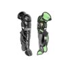 All-Star Sports S7 LG1216S7X-BK Axis Baseball Catcher Leg Guards Protective Gear for Ages 12 to 16 Years with LINQ Hinge System and D3O Padding, Black