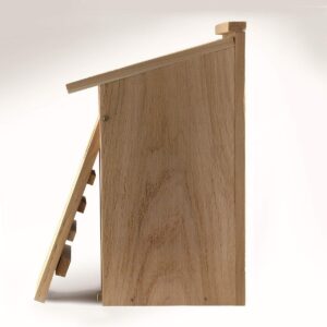 Woodlink WD1 Wood Duck Hanging Nesting House Box with 4 x 3-Inch Oval Entrance Hole for Marshlands