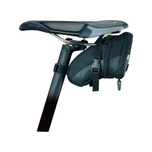 Topeak Aero Wedge Seat Bag: Strap-on, Medium, Black