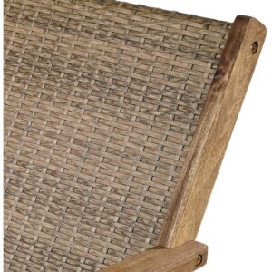 Teal Island Designs Perry 27 3/4" Wide Natural Wood Outdoor Armchair