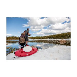 CreekKooler Portable Floating Insulated 30 Quart Kayak Beverage Cooler, Tan