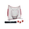 Rukket Sports Sock It 6 Piece Baseball Softball Pitching Target Hitting Net with 3 PurePower Balls, Sock Style Net, Adjustable Target, & Carrying Bag