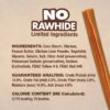 Cadet Choice Chews Peanut Butter Rolls Dog Treats - 10ct