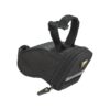 Topeak Aero Wedge Seat Bag: Strap-on, Micro, Black