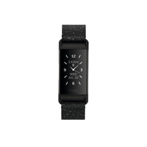 Fitbit Charge 4 Special Edition Activity Tracker - Black with Granite Reflective Woven Band