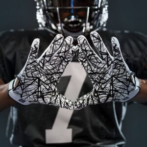 Cutters Game Day Receiver Gloves Youth - White M