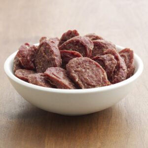 Milo's Beef Sausage & Rice Slices Dog Treats - 18oz