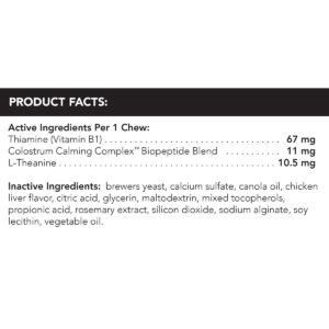 VetriScience Laboratories Composure, Calming Supplement for Cats, 30 Bite-Sized Chews