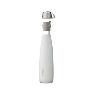 Avana 18oz Ashbury with Stainless Steel Cap - White
