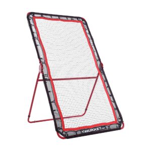 Rukket Sports 4 x 7 Foot Lacrosse Baseball Softball Football Rebounder Pitching Throwing Pitchback Training Screen