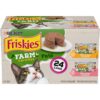 Purina Friskies Paté Wet Cat Food Farm Favorites with Chicken & Salmon - 5.5oz/24ct Variety Pack