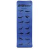 Prism Fitness 16mm Thick Smart Self-Guided Stretching and Exercise Mat for Yoga, Pilates, and Stretching, Blue