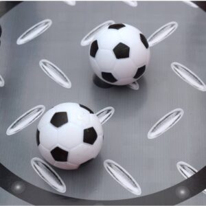 Hathaway Trailblazer 56" Foosball Table with Electronic Scoring - Orange/Black