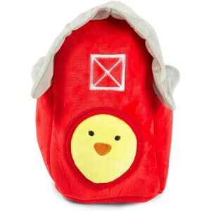 Okuna Outpost Hide and Seek Dog Toys, Toy Barn and Farm Animals (5 Pieces)