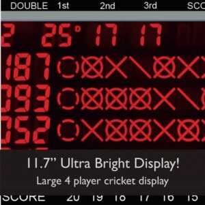 Viper 797 Electronic Soft Tip Dartboard Cabinet Set with Darts for Game Room
