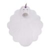 Silky Soft Fleece Unicorn Cloud Snuggle Play Mat with Attached Pillow