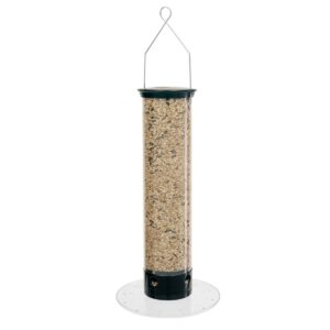 Droll Yankees Yankee Tipper Collapsing Tray Squirrel Proof Bird Feeder - Black - 21"