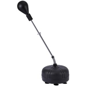 HolaHatha Freestanding Boxing Punch Bag Adjustable Height Home Gym Fitness Equipment with Heavy Bag Stand and Sweatproof Anti Slip Punch Bag Coating