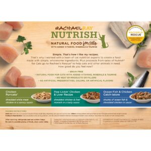 Rachael Ray Nutrish Grain Free Wet Cat Food Chicken Lovers - 2.8oz/12ct Variety Pack