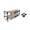 Disc-O-Bed Cam-O-Bunk Bench Double Cot w/ Organizer & No Slip Foot Pads Set of 4
