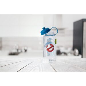 Just Funky Ghostbusters Stay Puft 32oz Plastic Water Bottle w/ Ice Cube Molds
