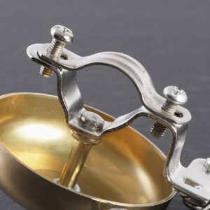 Juvale Classic Brass Bicycle Bell for Handlebars for Adults and Kids (Gold, 2.2 in)