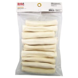Natural Rawhide Chip Rolls Dog Treats - 16ct - Boots & Barkley™