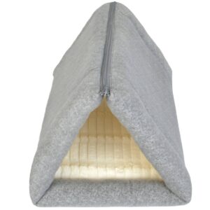 Tunnel Cave Catatonic Fleece Dog & Cat Bed - S - Boots & Barkley™