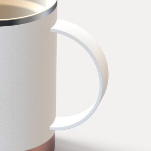 ASOBU Ultimate stainless steel coffee mug - White