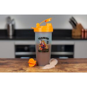 Just Funky Dragon Ball Z Super Saiyan Goku Gym Shaker Bottle