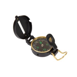 Stansport Metal Lensatic Compass Black
