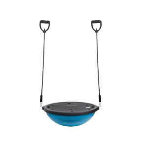 Monoprice GetFit Fitness Balance Trainer Ball w/ Anti-skid Base, Air Pump, & 3-Stage Resistance Bands for Workout, Exercise, Cardio, Strength Training